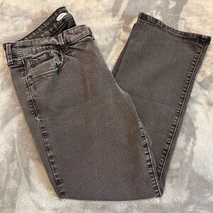 Old Navy Kicker Boot Cut Charcoal Black Women's Jeans